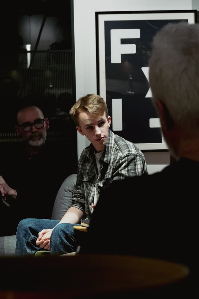Paul listening on the Curio Sessions panel.